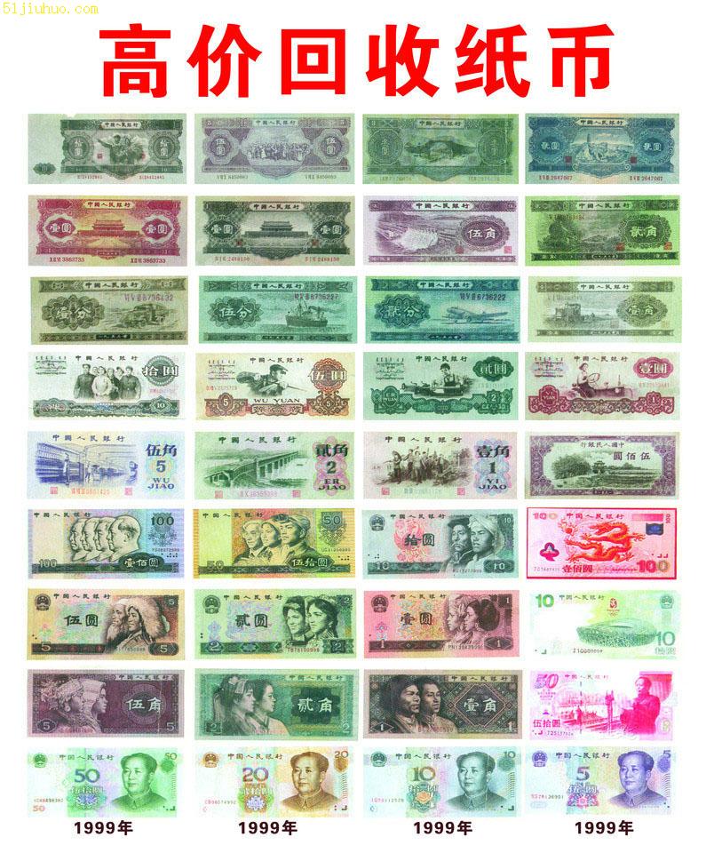 深圳高價回收各種紙幣老錢幣金銀幣