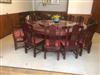 古董家具回收出售，实木红木餐桌椅现货出售